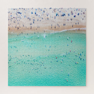 Aerial Bondi Beach, Sydney, zomer. Legpuzzel