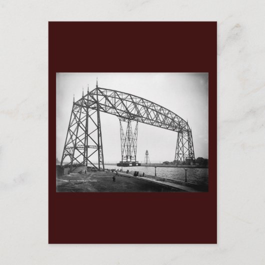 Aerial Bridge Duluth Minnesota Briefkaart (Voorkant)