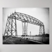 Aerial Bridge Duluth Minnesota Poster (Voorkant)