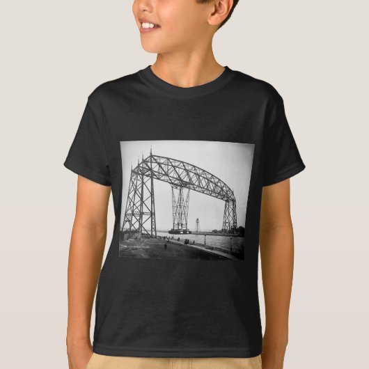 Aerial Bridge Duluth Minnesota T-shirt (Voorkant)