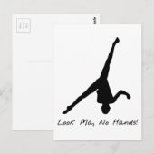 Aerial Cartwheel Gymnastics Briefkaart (Voorkant / Achterkant)