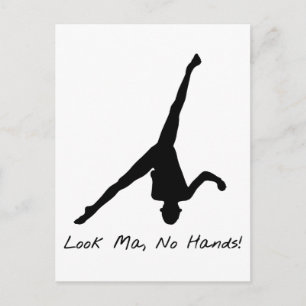 Aerial Cartwheel Gymnastics Briefkaart