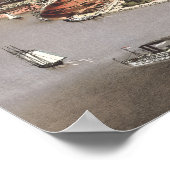 Aerial City Uitzicht Manhattan, New York, Verenigd Poster (Hoek)