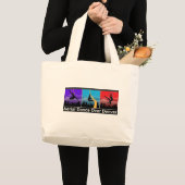 Aerial Dance over Denver Grote Tote Bag (Voorkant (product))