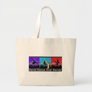 Aerial Dance over Denver Grote Tote Bag
