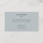 Aerial Drone Fotografie Videografie Modern Visitekaartje (Achterkant)