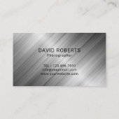 Aerial Drone Photography Professional Metal Visitekaartje (Achterkant)