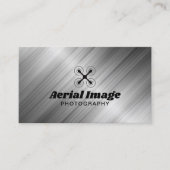 Aerial Drone Photography Professional Metal Visitekaartje (Voorkant)