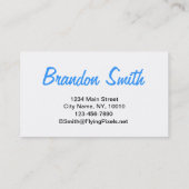 Aerial Drone Video & Photography Service Visitekaartje (Achterkant)