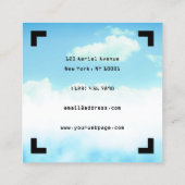 Aerial filming HUD view drone Vierkante Visitekaartje (Achterkant)