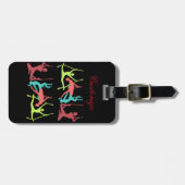 Aerial Fitness Poses Thunder_Cove Bagagelabel (Voorkant horizontaal)