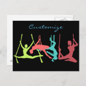 Aerial Fitness Poses Thunder_Cove Briefkaart (Voorkant / Achterkant)