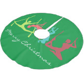 Aerial Fitness Poses Thunder_Cove Kerstboom Rok (Gekanteld)