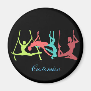 Aerial Fitness Poses Thunder_Cove Magneet