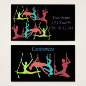 Aerial Fitness Poses Thunder_Cove Visitekaartje (Voorkant /achterkant)