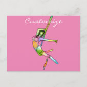 Aerial Fitness Yoga Thunder_Cove Briefkaart (Voorkant)