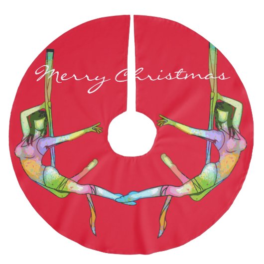 Aerial Fitness Yoga Thunder_Cove Kerstboom Rok (Voorkant)