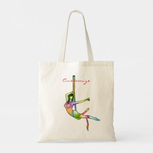 Aerial Fitness Yoga Thunder_Cove Tote Bag (Achterkant)
