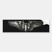 Aerial Gunner Wings Bumpersticker (Voorkant)