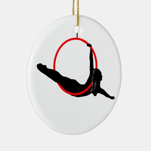 Aerial Hoop Double Sided Ornament (Rechts)