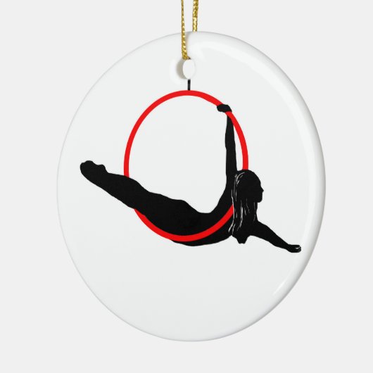 Aerial Hoop Double Sided Ornament (Links)