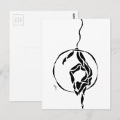 Aerial Hoop Foot to Head Briefkaart (Voorkant / Achterkant)