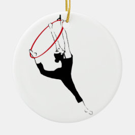 Aerial Hoop/Lyra Double Sided Ornament