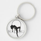 Aerial Hoop Lyra Keyring Sleutelhanger (Voorkant)