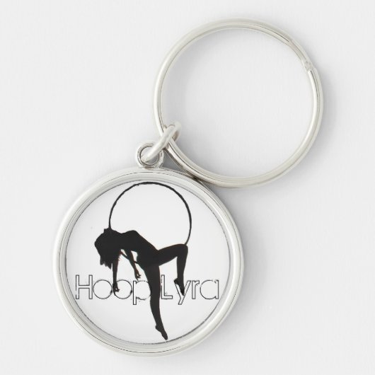 Aerial Hoop Lyra Keyring Sleutelhanger (Voorkant)