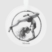 Aerial Hoop Lyra Naam Ornament (achterkant)