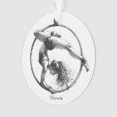 Aerial Hoop Lyra Naam Ornament (voorkant)