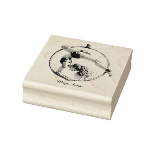 Aerial Hoop Lyra Naam Rubberstempel (Stempel)