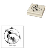 Aerial Hoop Lyra Naam Rubberstempel (Gestempeld)