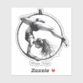 Aerial Hoop Lyra Naam Sticker (Vel)