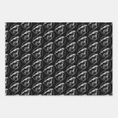 Aerial Hoop Lyra roze zwart grijs Inpakpapier Vel (Voorkant 3)