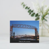 Aerial Lift Bridge Duluth Minnesota Briefkaart (Staand voorkant)