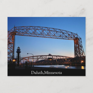 Aerial Lift Bridge Duluth Minnesota Briefkaart