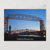 Aerial Lift Bridge Duluth Minnesota Briefkaart (Voorkant)