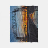 Aerial Lift Bridge Duluth Minnesota Fleece Deken (Voorkant)