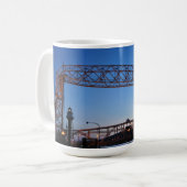 Aerial Lift Bridge Duluth Minnesota Koffiemok (Voorkant links)