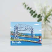 Aerial Lift Bridge VS Briefkaart (Staand voorkant)