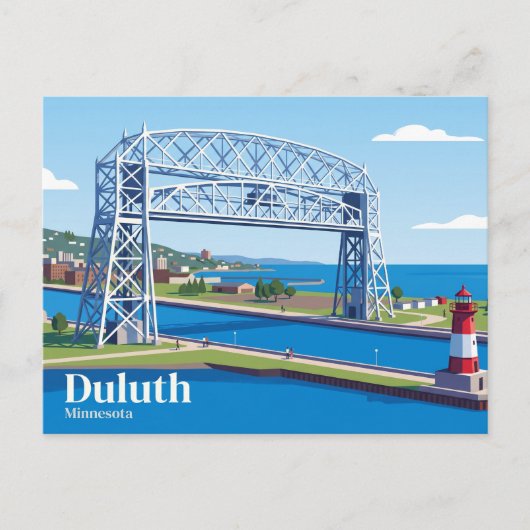 Aerial Lift Bridge VS Briefkaart (Voorkant)