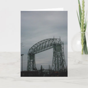 “Aerial Lift Bridge” Wenskaart Beterschap Kaart