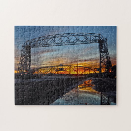 Aerial Lift-brug Duluth Minnesota Legpuzzel (Horizontaal)