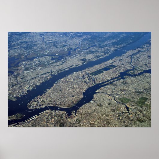Aerial Manhattan Poster (Voorkant)