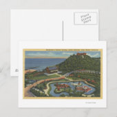 Aerial of Bernheimer's Oriental Garden Briefkaart (Voorkant / Achterkant)