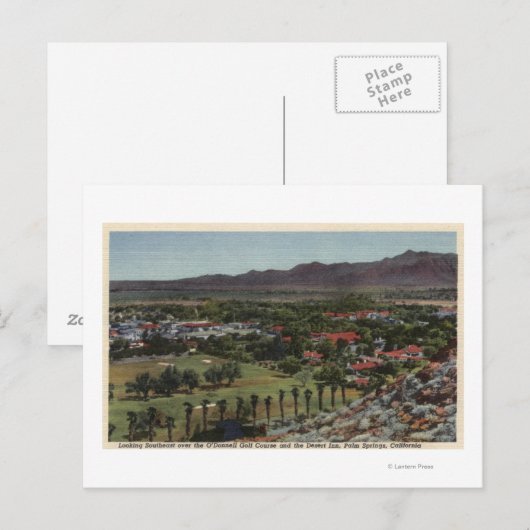 Aerial of O'Donnell Golf Course Briefkaart (Voorkant / Achterkant)