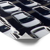 Aerial over Car Lot Poster (Hoek)