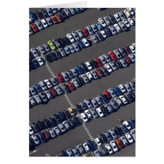 Aerial over Parking Lot (Voorkant)