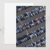 Aerial over Parking Lot Bedankkaart (Voorkant / Achterkant)